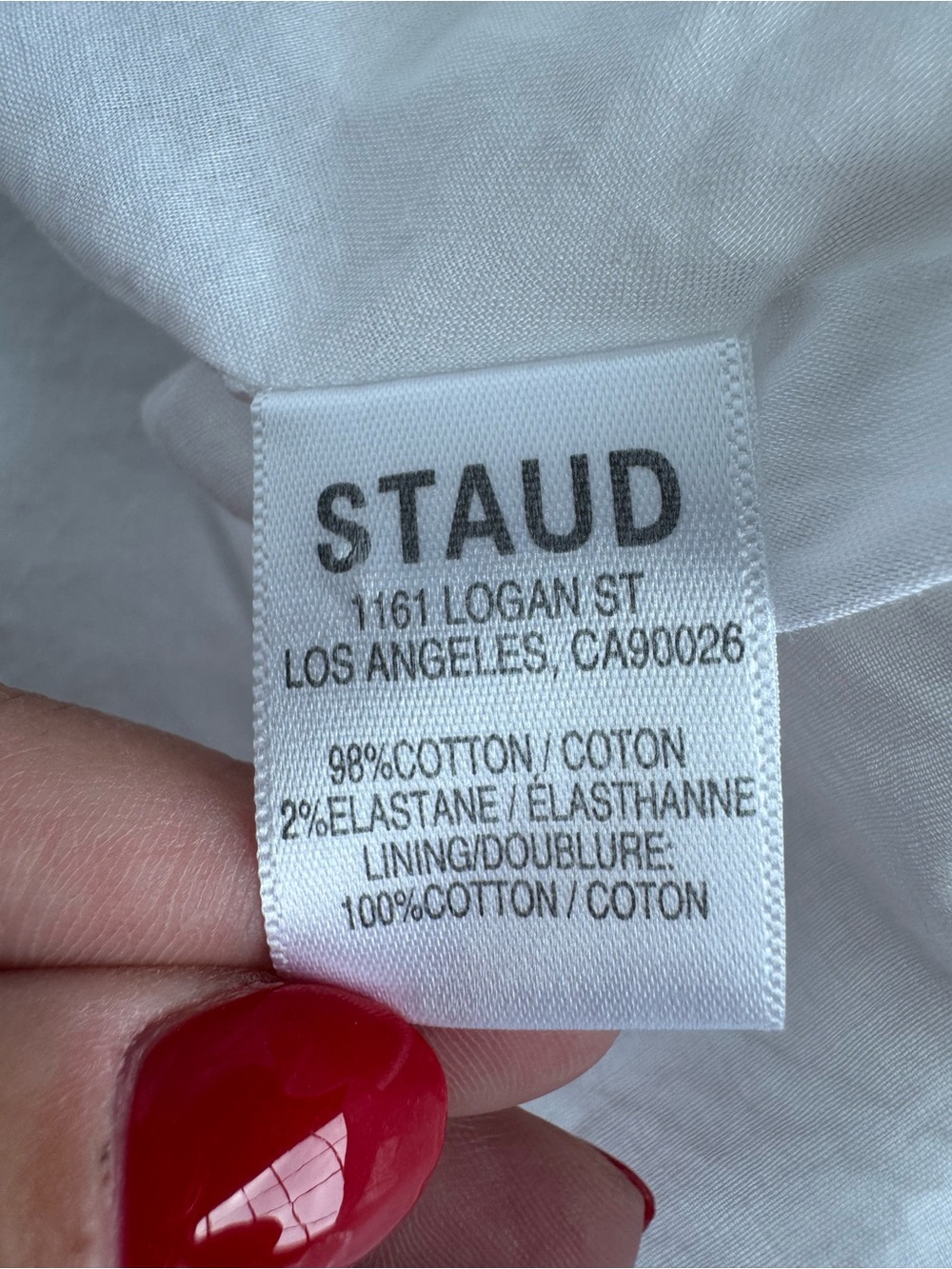 STAUD SEA MAXI SKIRT XS White Cotton Tiered Lined Preppy Coastal Luxury Aline - Picture 9 of 12